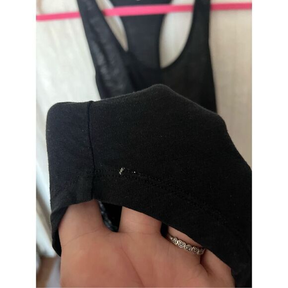 PINK By Victorias Secret Black Sleep Tank Top Woman’s Size Large - Picture 5 of 9